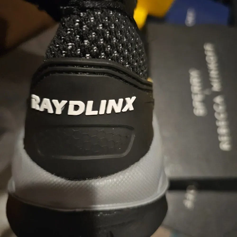 RAYDLINX H86 Steel Toe Slip Resistant Safety Boots for Men Black Size 13…